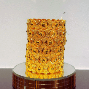 Grand Heritage 22K Gold Wide Openwork Cuff
